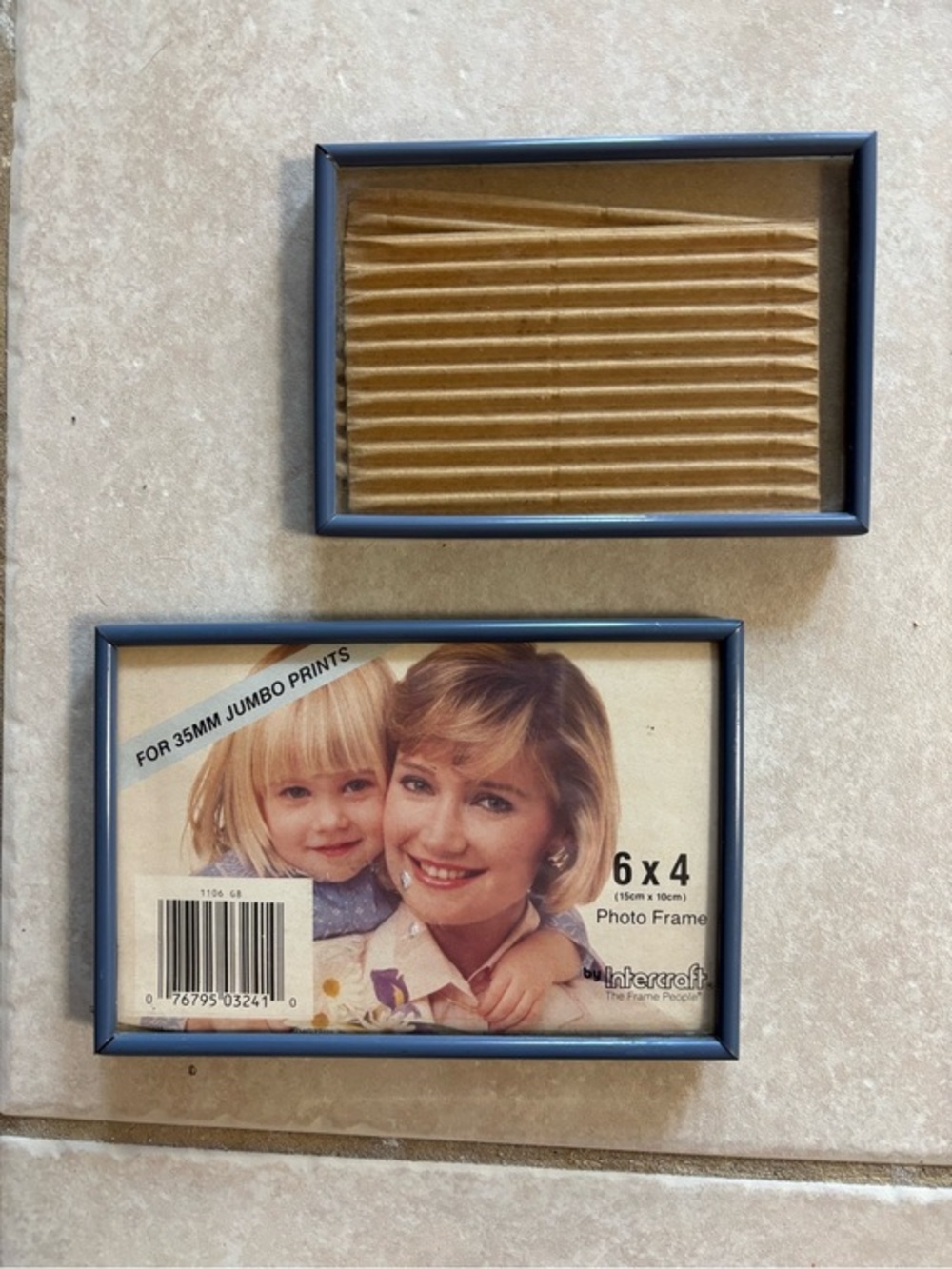 Vintage intercraft Blue Photo Frames (Set of 2)